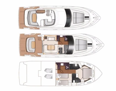 Princess 43 Deck Layouts