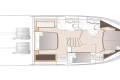 Princess F50 Lower Deck Layout Plan