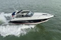 2013 Princess V39 yacht cruising on open water.