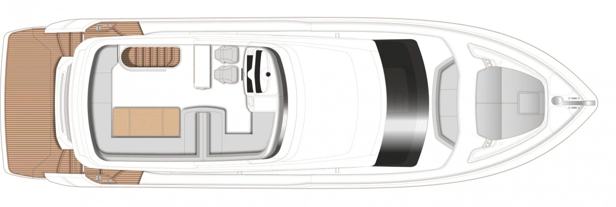 Manufacturer Provided Image: Manufacturer Provided Image: Manufacturer Provided Image: Princess 55 Flybridge Layout Plan