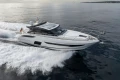 2016 Princess V58 Open yacht cruising on open water.