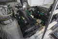 Engine room of 2014 Princess V48 yacht with Volvo Penta engines.