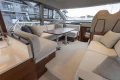 Luxurious interior of the 2025 Princess F50 yacht.