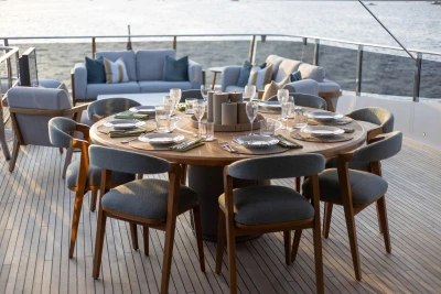 Princess X95 For Sale - Dining table