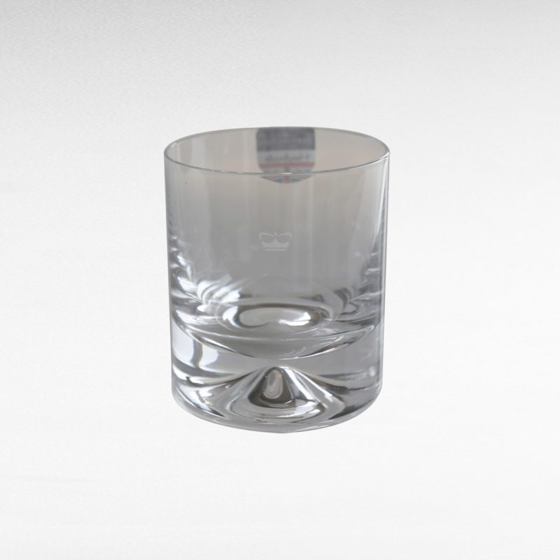 Princess Crown Engraved Lead Crystal Tumbler