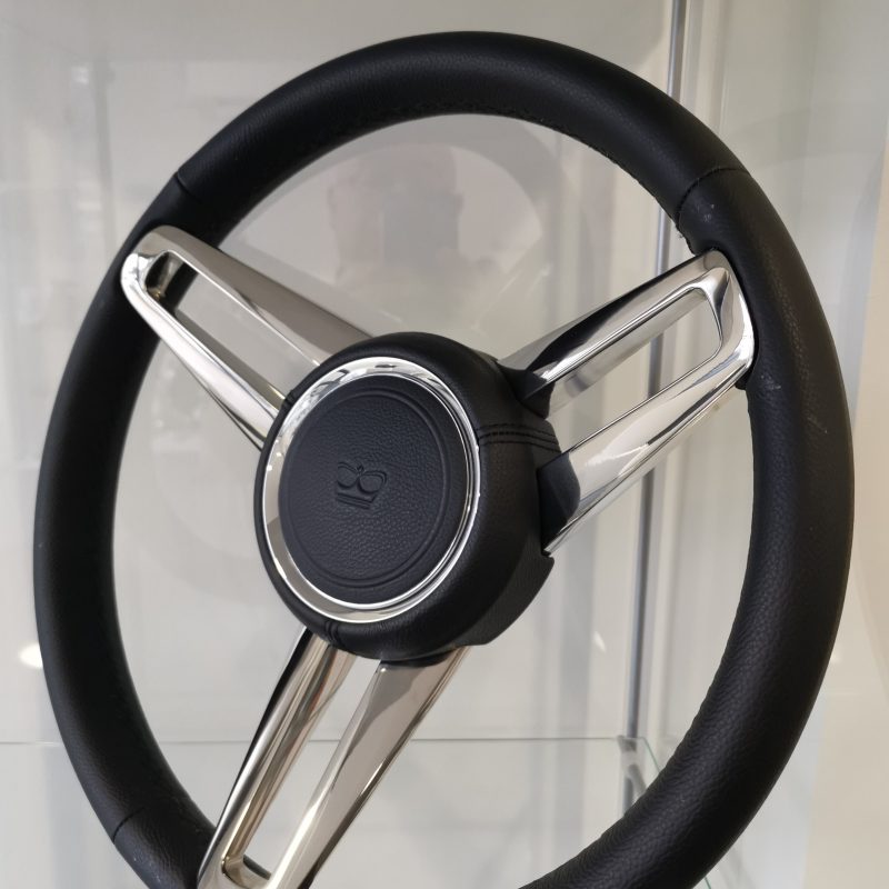 Princess Steering wheel and hub Dark grey