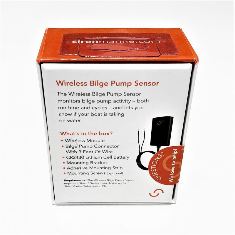 Wireless Bilge Sensor, Siren 3 Pro