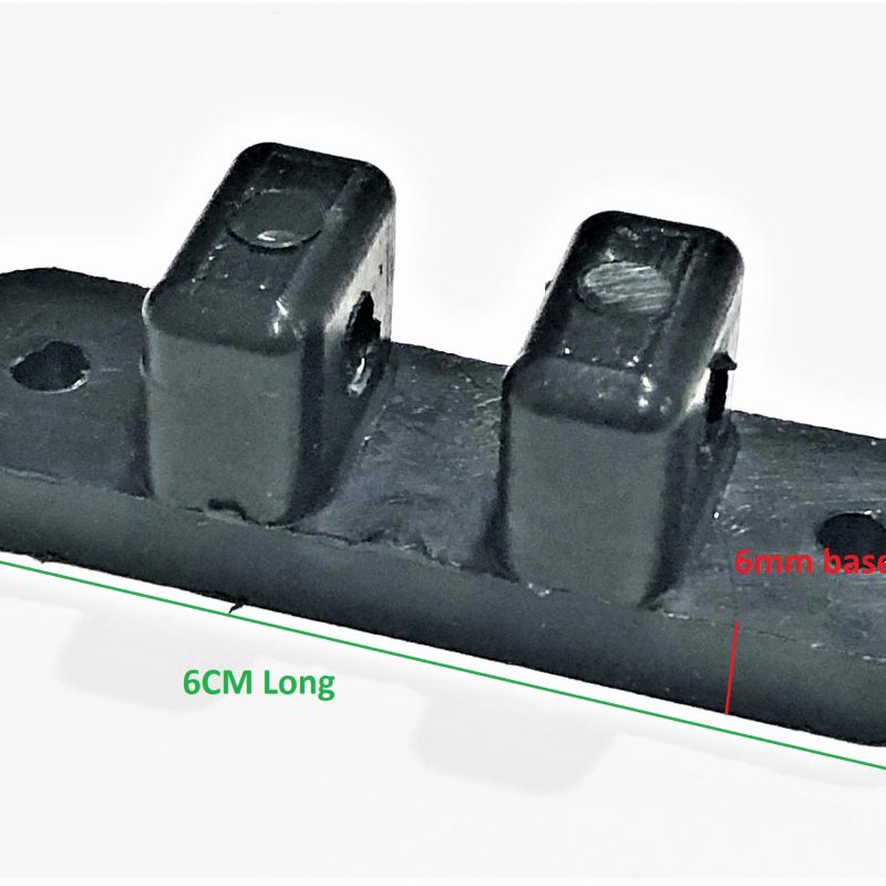 Princess Flybridge hatch gas strut mounting – 6mm thick base