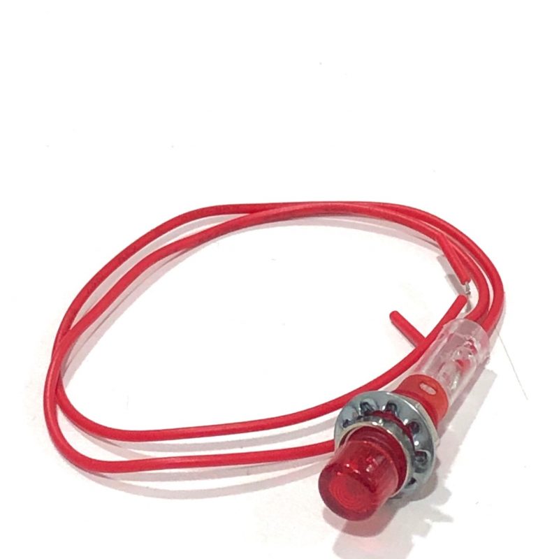 Princess Red polarity led for distribution board 250v