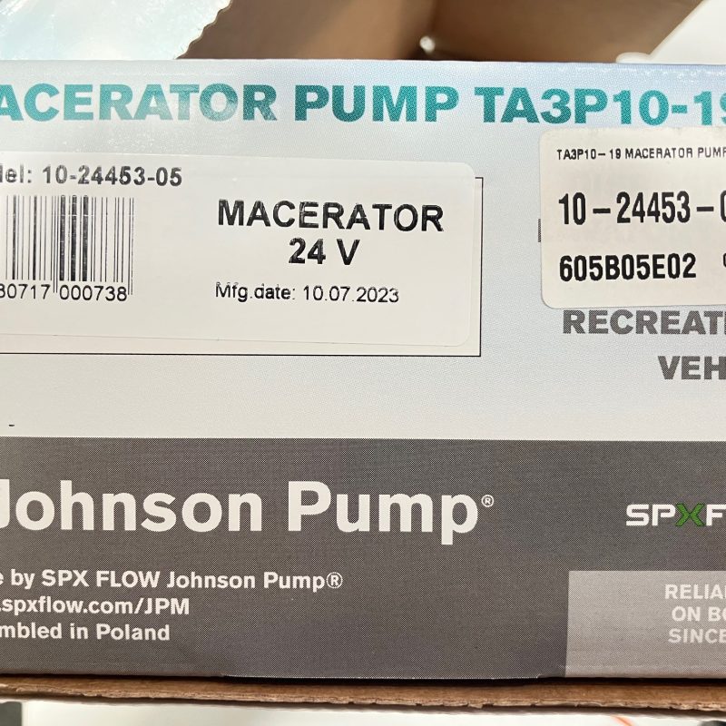 Johnson Macerator Pump 24v 10-24453-05