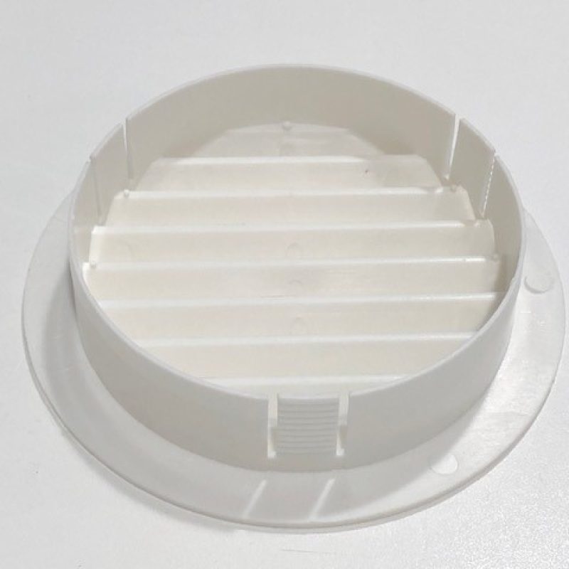White air vent grille 125mm