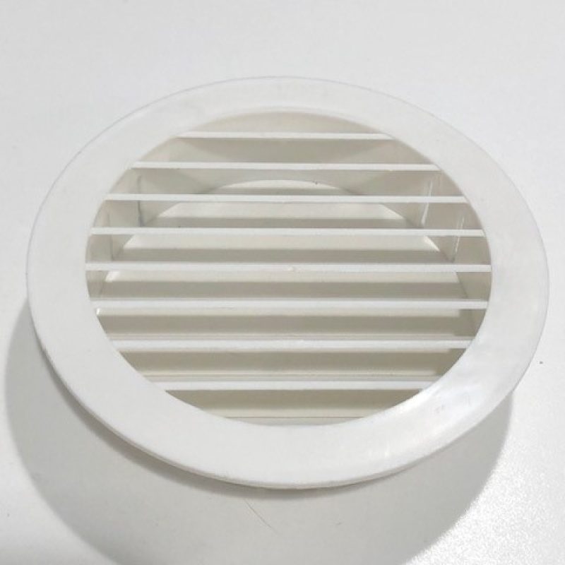 White air vent grille 125mm