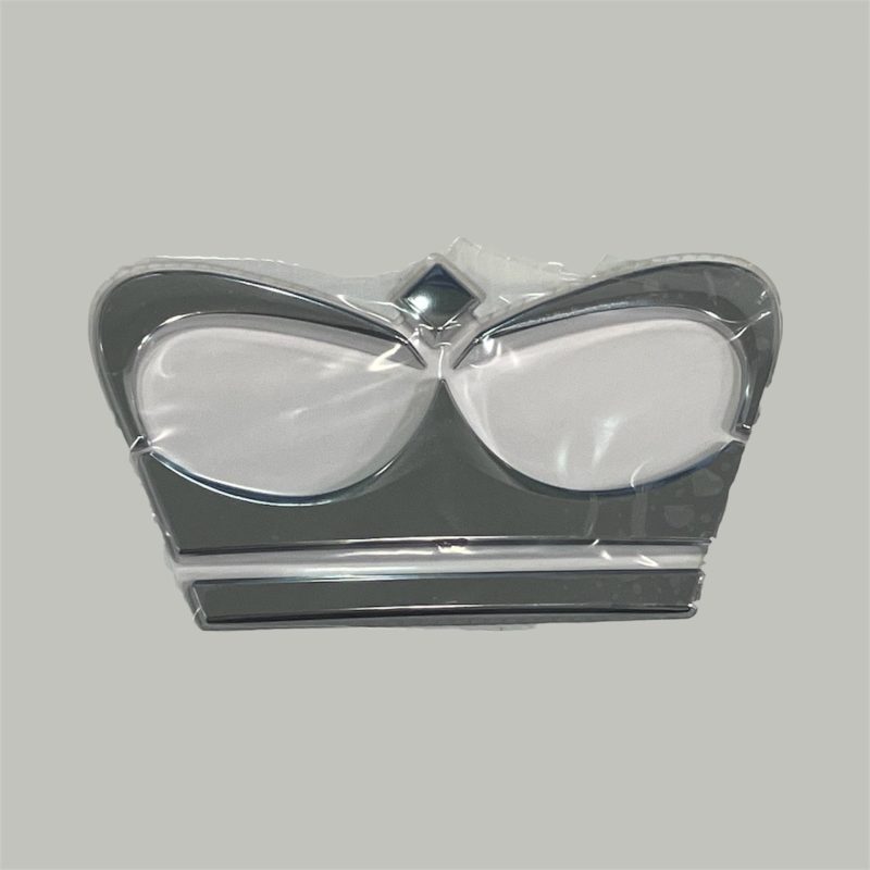 Princess abs chrome crown badge