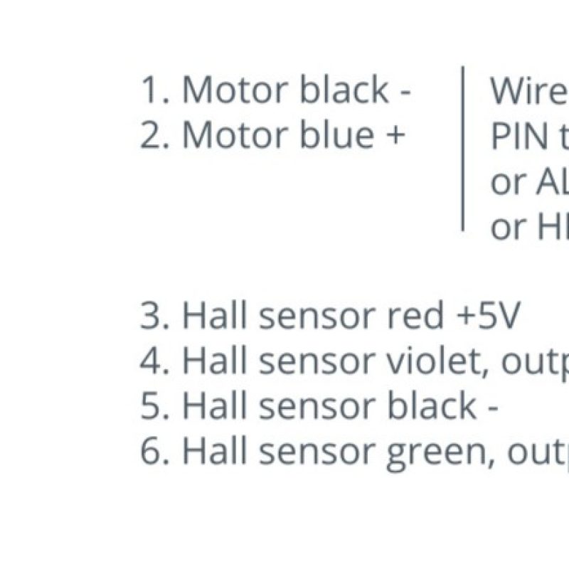 P62 WINDOW MOTOR – DC Motor 24 V