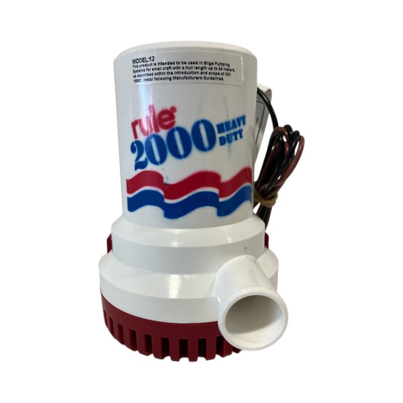 Rule 2000 GPH 24V BILGE PUMP