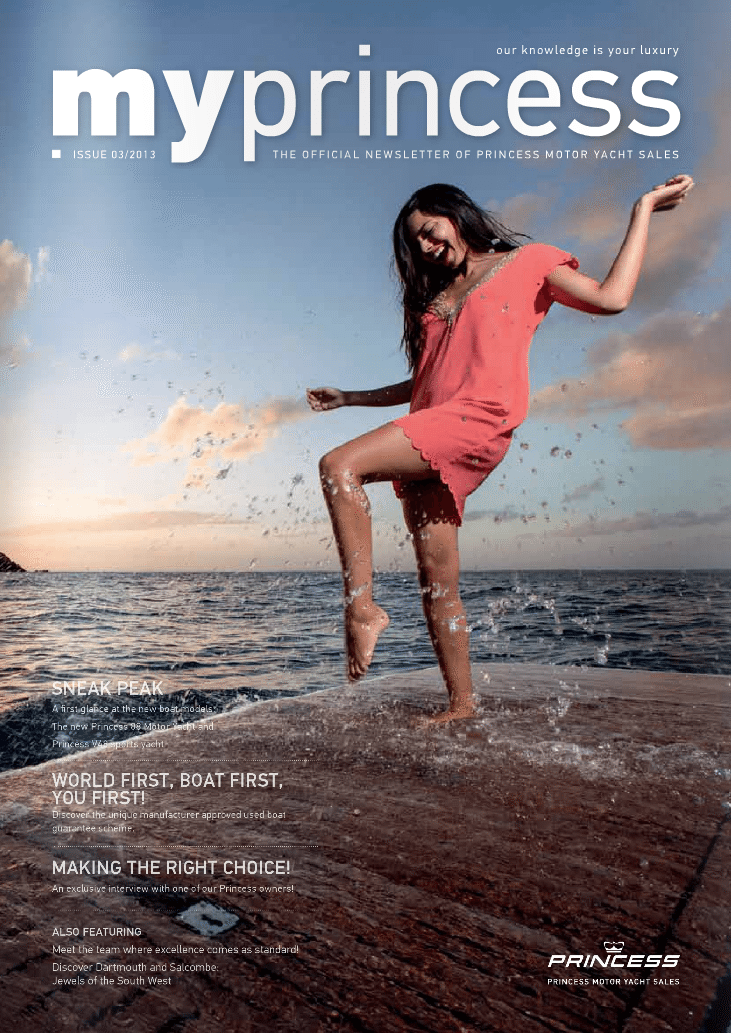 My Princess Cover 2013 - Princess Motor Yacht Sales