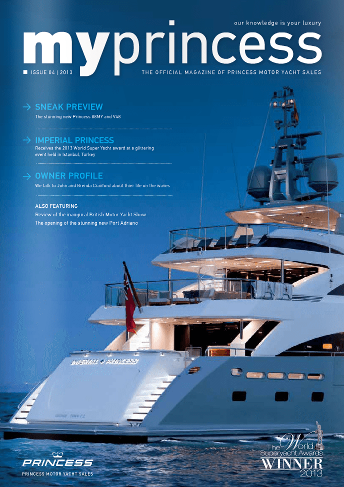 Princess Motor Yachts Autumn 2013 World Superyacht Awards Winner