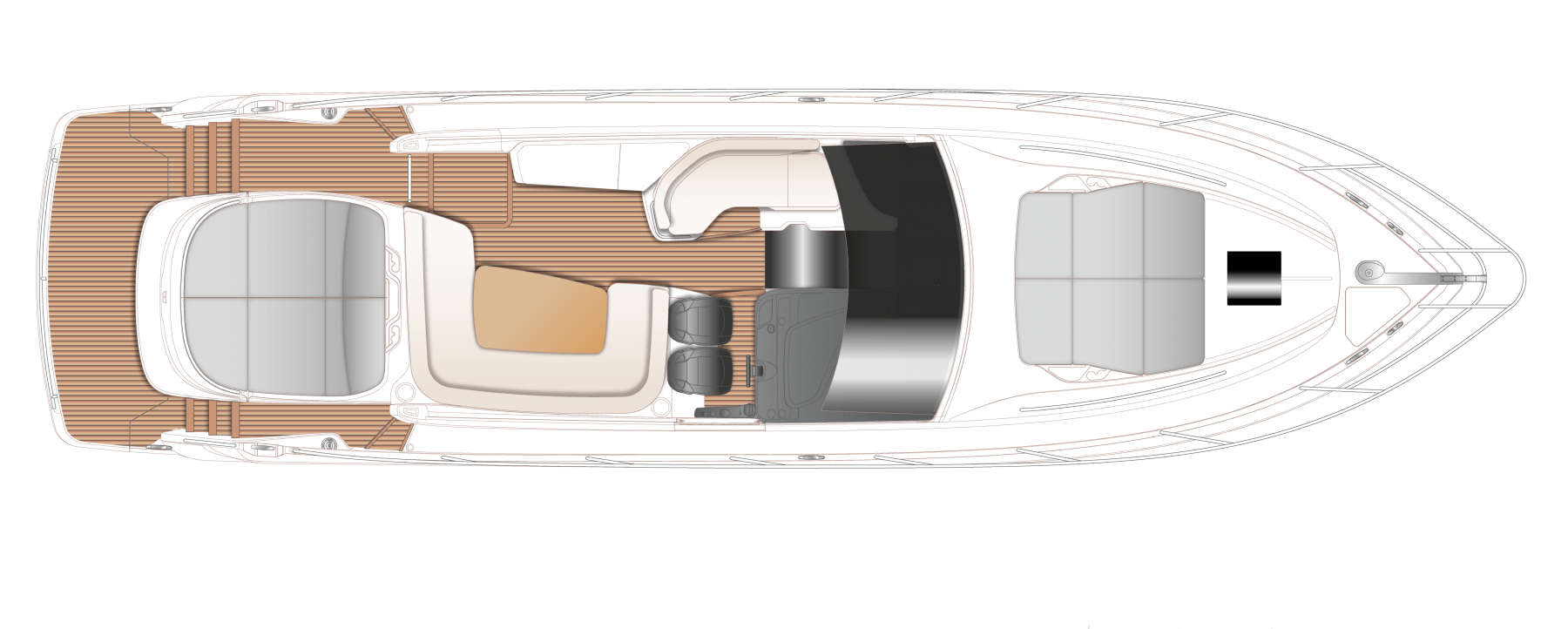 Main Deck - open deck saloon